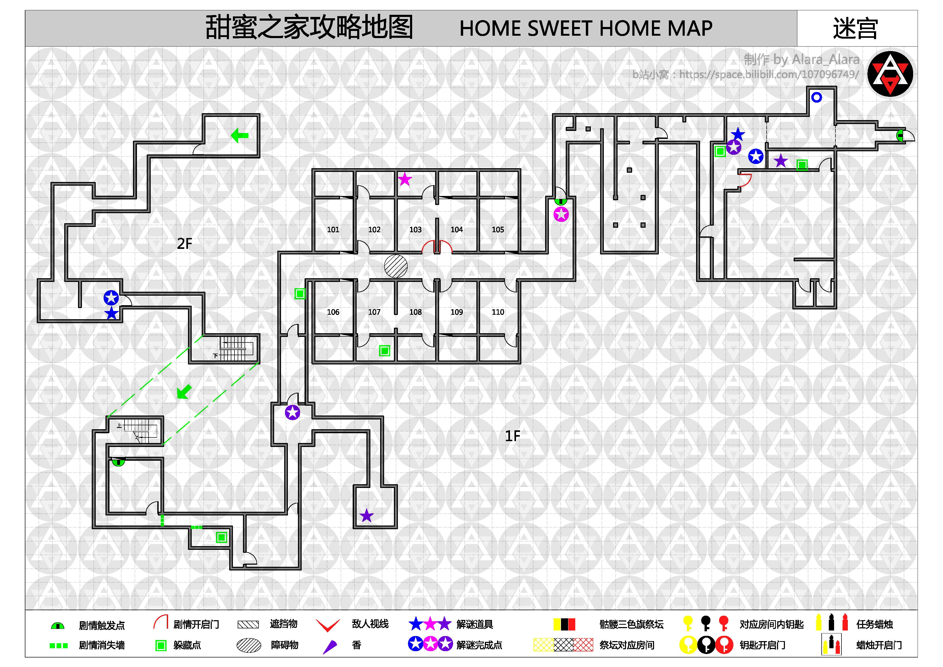 《甜蜜之家》攻略地圖
