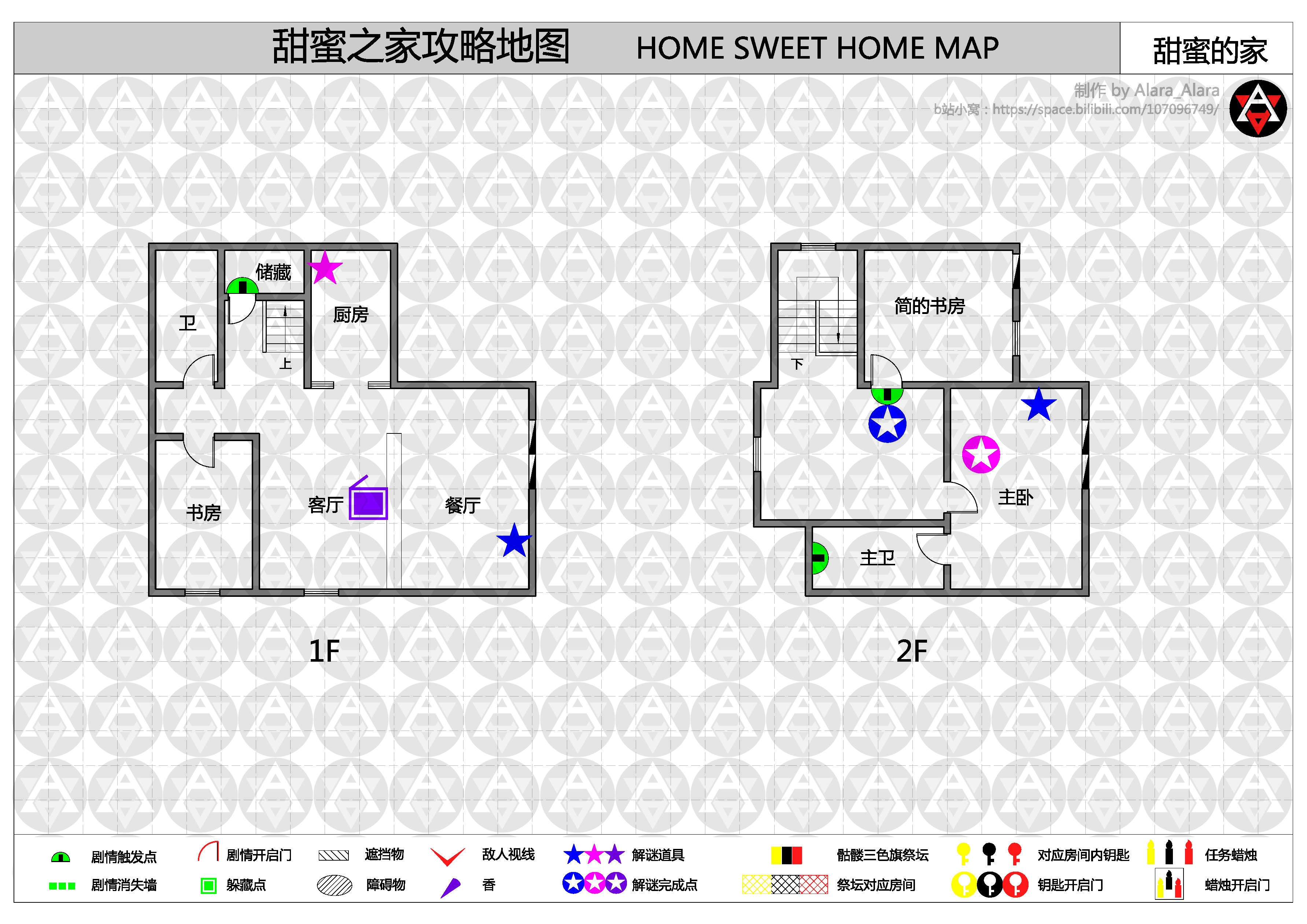 《甜蜜之家》攻略地圖